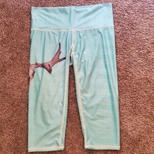 Teeki Deer Medicine Goddess Mint Green Crop L